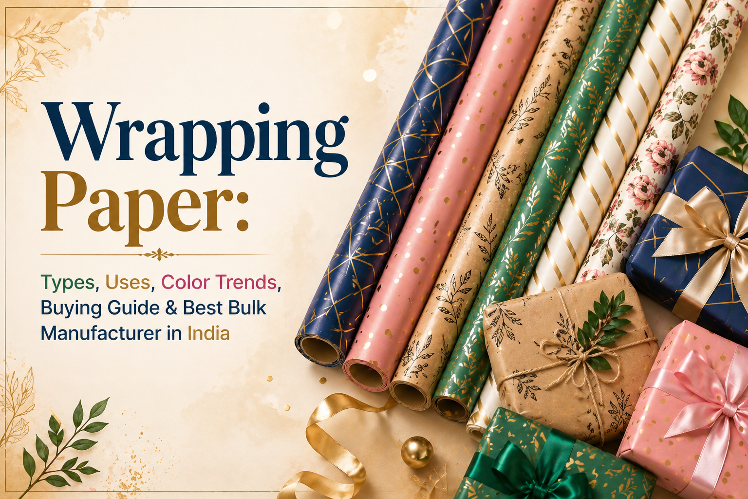 Wrapping Paper: Types, Uses, Color Trends, Buying Guide & Best Bulk Manufacturer in India