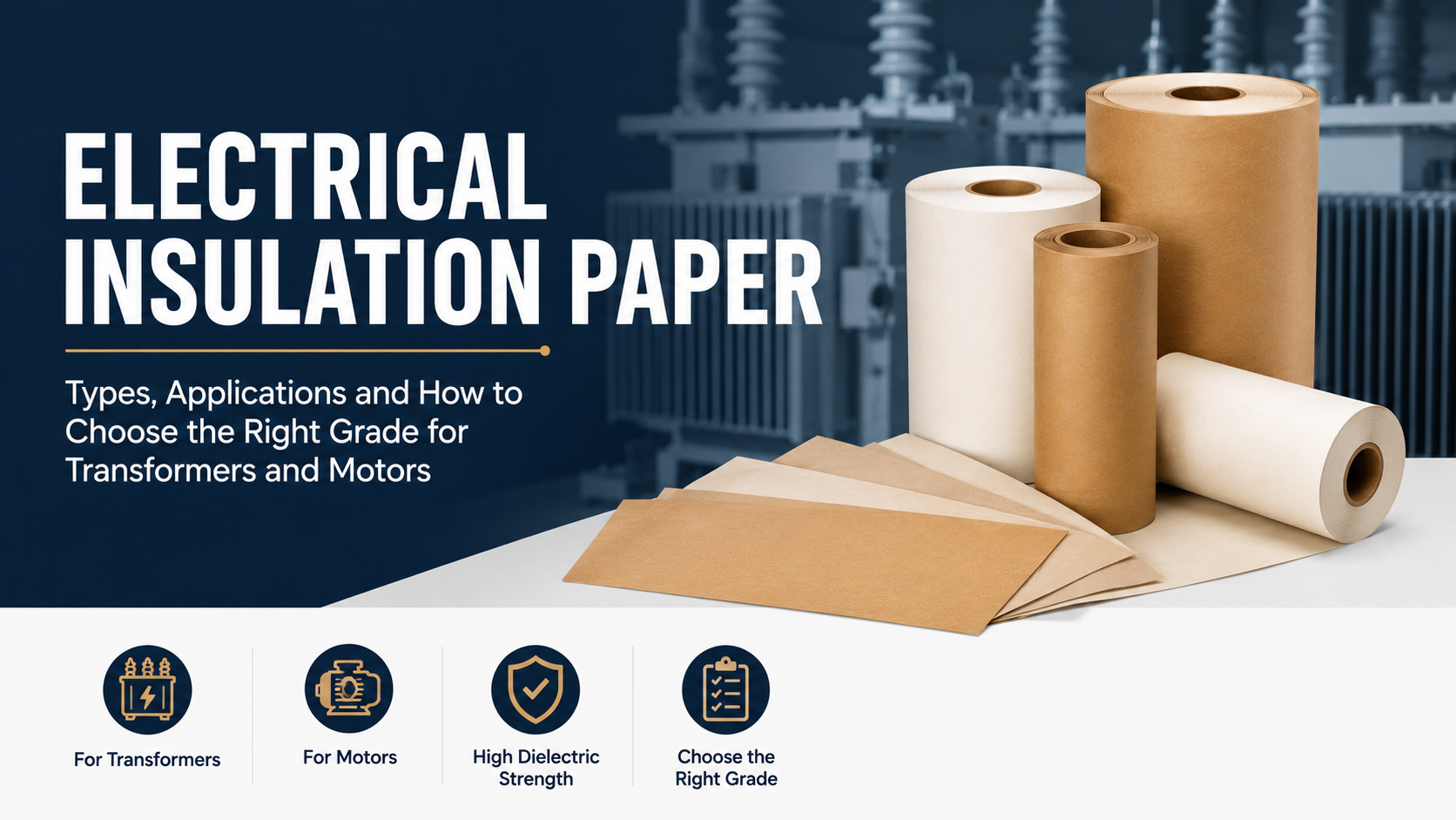 Electrical Insulation Paper: Types, Applications and How to Choose the Right Grade for Transformers and Motors