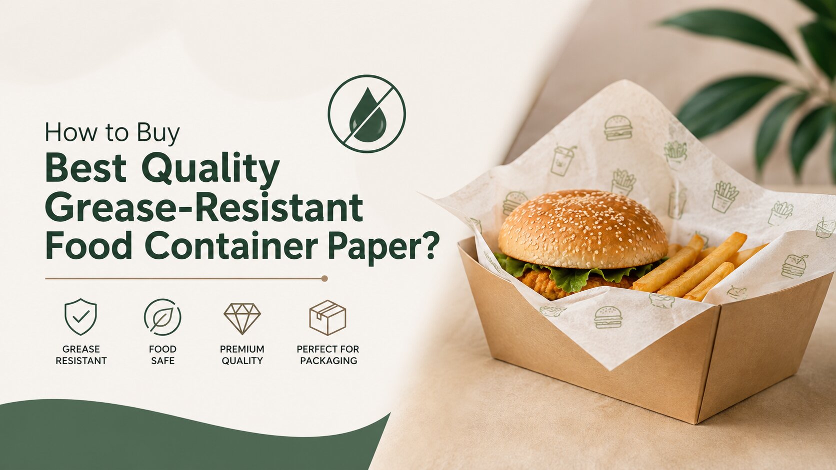 How to Buy Best Quality Grease-Resistant Food Container Paper? Right GSM Value, Coating, and Applications