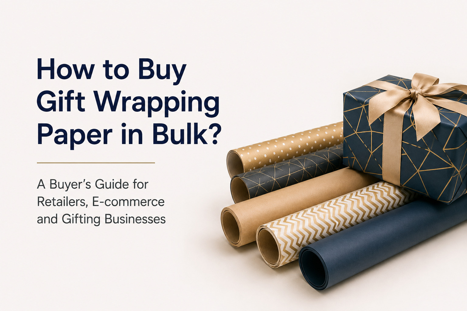 How to Buy Gift Wrapping Paper in Bulk? A Buyer's Guide for Retailers, E-commerce, and Gifting Businesses