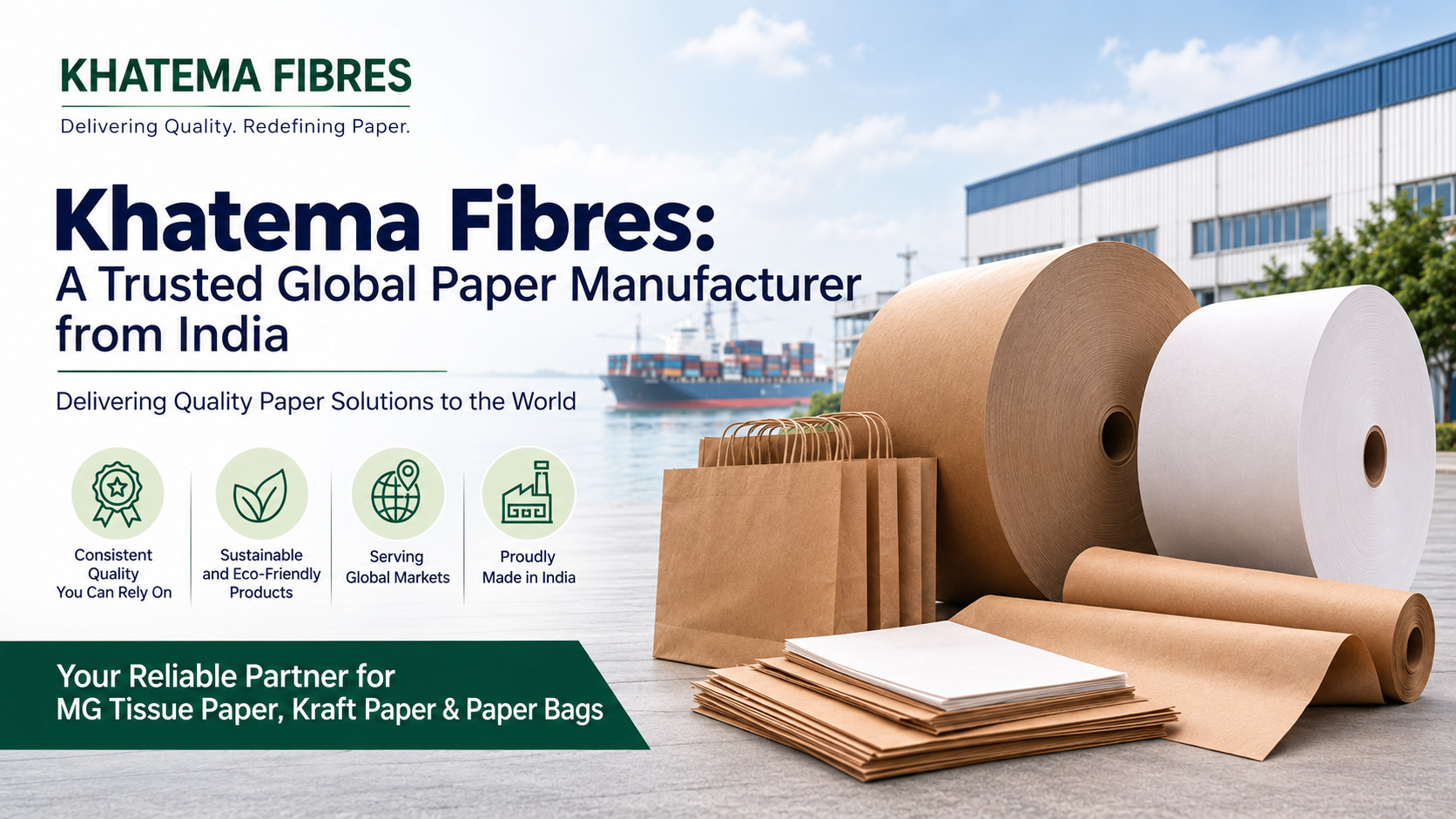 Khatema Fibres: A Trusted Global Paper Manufacturer from India
