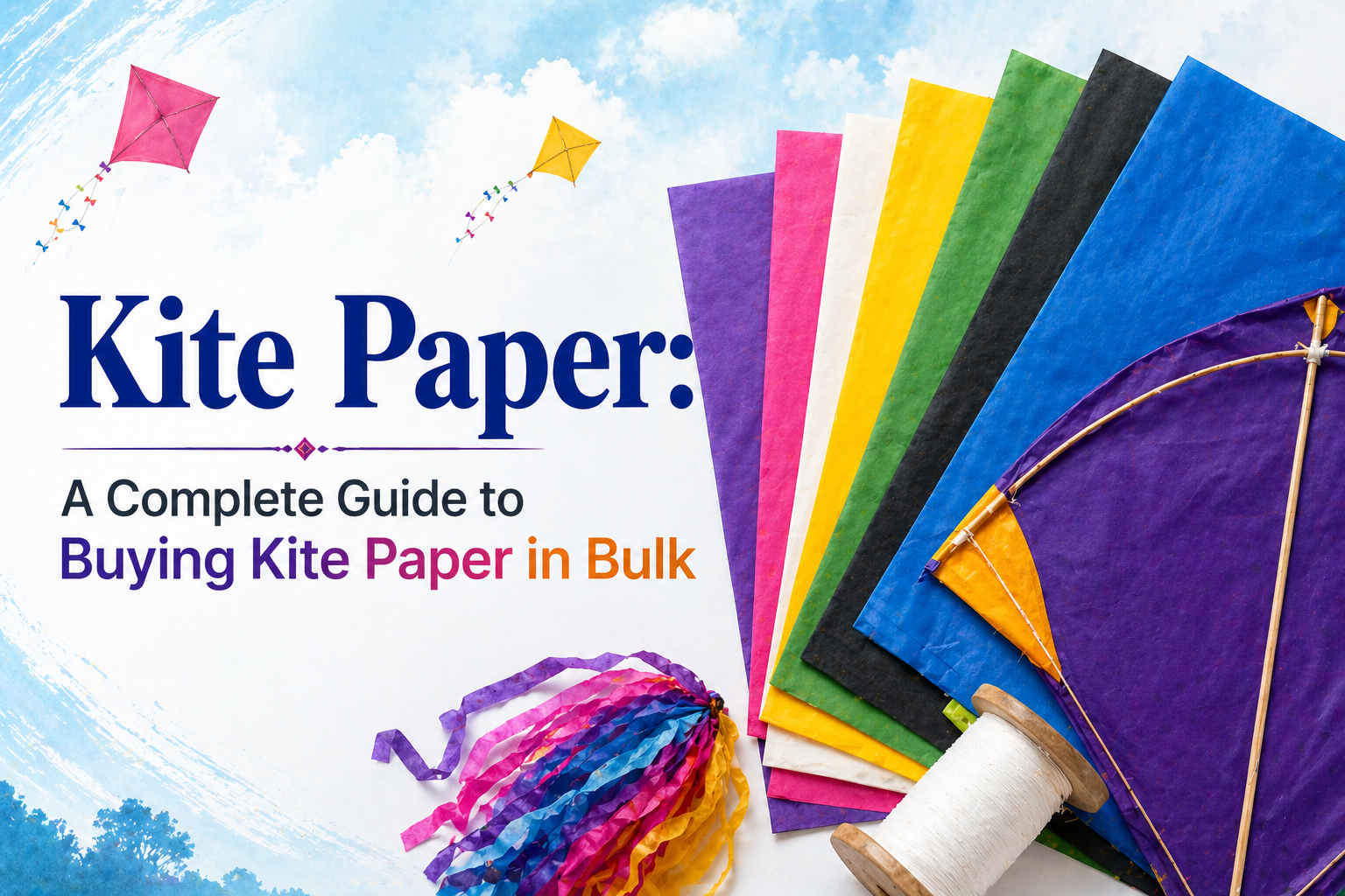 Kite Paper: A Complete Guide to Buying Kite Paper in Bulk