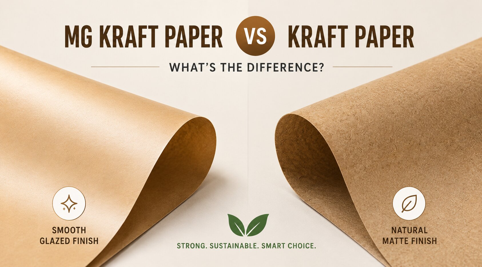 MG Kraft Paper vs Kraft Paper: What's the Difference?