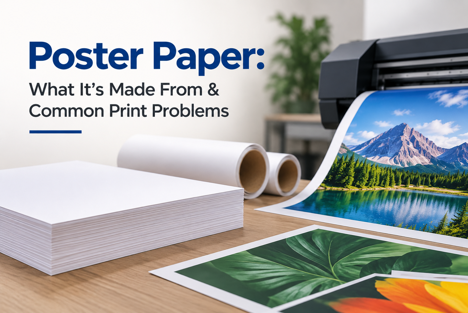 Poster Paper: What It's Made From & Common Print Problems