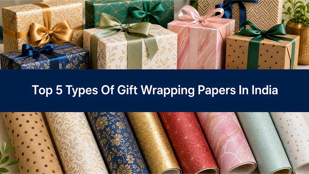 Top 5 Types of Gift Wrapping Papers in India - Importance and Use Cases
