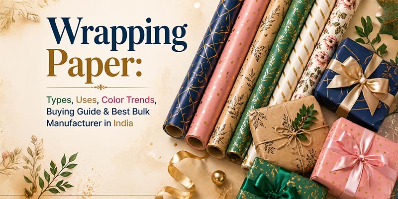 Wrapping Paper: Types, Uses, Color Trends, Buying Guide & Best Bulk Manufacturer in India